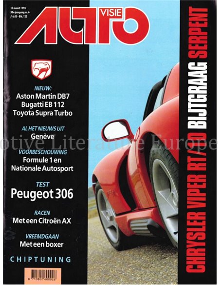 1993 AUTOVISIE MAGZIN 06 DUTCH