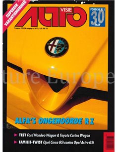 1993 AUTOVISIE MAGZIN 16/17 DUTCH