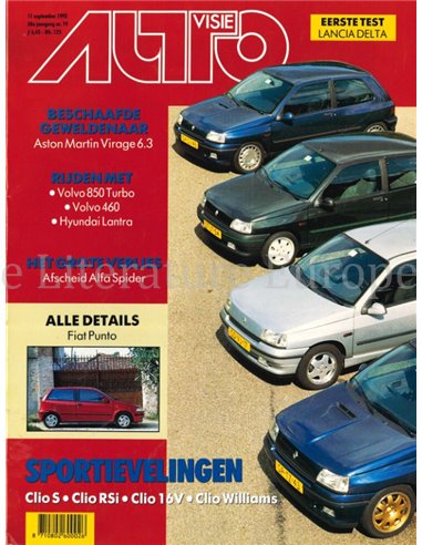 1993 AUTOVISIE MAGAZIN 19 NIEDERLÄNDISCH