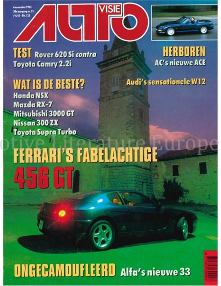 1993 AUTOVISIE MAGAZIN 23 NIEDERLÄNDISCH