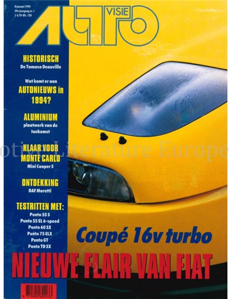 1994 AUTOVISIE MAGAZINE 01 NEDERLANDS