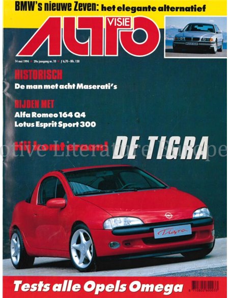 1994 AUTOVISIE MAGAZINE 10 NEDERLANDS