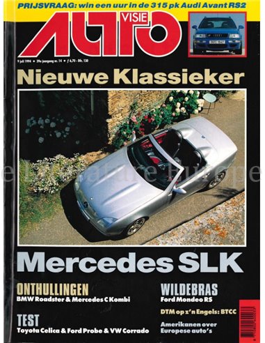 1994 AUTOVISIE MAGAZINE 14 NEDERLANDS