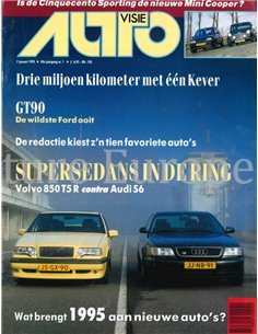 1995 AUTOVISIE MAGAZIN 01 NIEDERLÄNDISCH