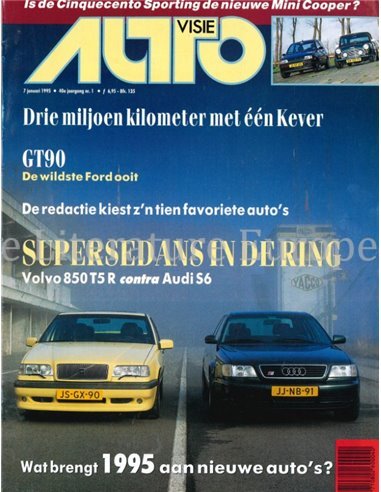 1995 AUTOVISIE MAGAZINE 01 NEDERLANDS