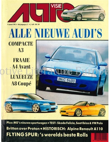 1995 AUTOVISIE MAGAZIN 02 NIEDERLÄNDISCH