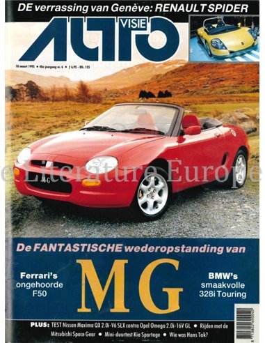1995 AUTOVISIE MAGAZIN 06 NIEDERLÄNDISCH
