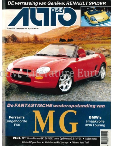 1995 AUTOVISIE MAGAZINE 06 NEDERLANDS