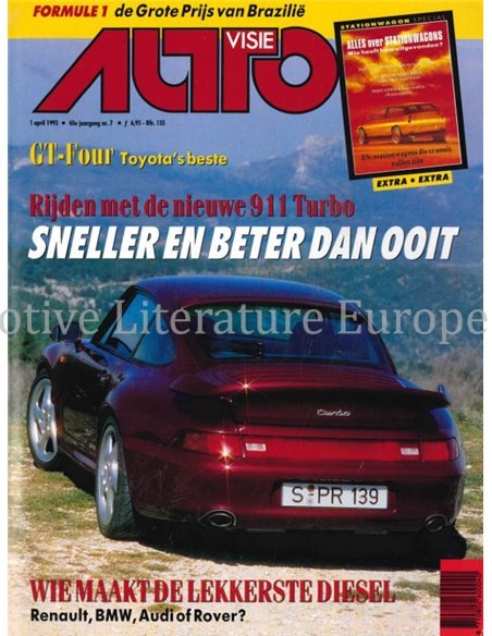 1995 AUTOVISIE MAGAZINE 07 NEDERLANDS