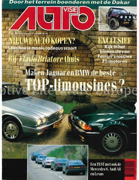 1995 AUTOVISIE MAGAZIN 09 NIEDERLÄNDISCH