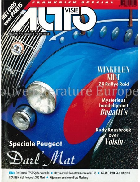 1995 AUTOVISIE MAGAZINE 10 NEDERLANDS