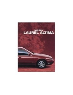 1992 NISSAN LAUREL ALTIMA BROCHURE ENGELS ARABISCH