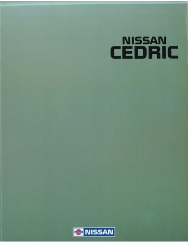 1990 NISSAN CEDRIC BROCHURE ENGELS ARABISCH