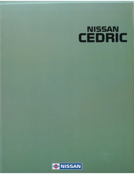 1990 NISSAN CEDRIC BROCHURE ENGELS ARABISCH