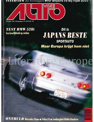 1995 AUTOVISIE MAGAZIN 25 NIEDERLÄNDISCH