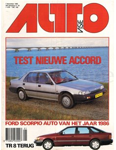 1985 AUTOVISIE MAGAZIN 25 NIEDERLÄNDISCH