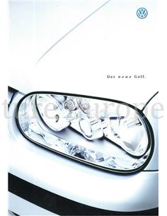 1998 VOLKSWAGEN GOLF BROCHURE DUITS