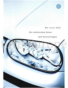 1998 VOLKSWAGEN GOLF BROCHURE GERMAN 2