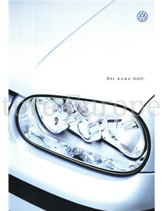 1997 VOLKSWAGEN GOLF BROCHURE DUITS