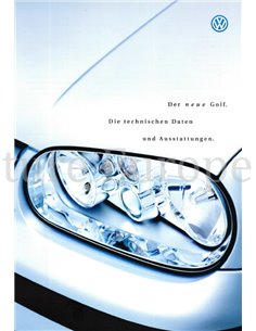 1997 VOLKSWAGEN GOLF BROCHURE GERMAN 2