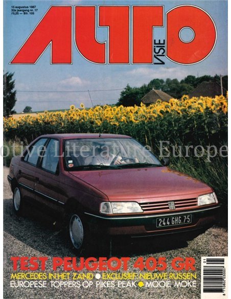 1987 AUTOVISIE MAGAZINE 17 DUTCH