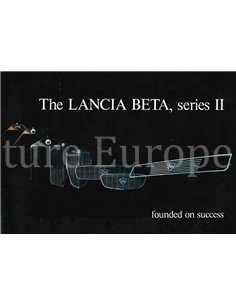 1976 LANCIA BETA SERIE II PROSPEKT ENGLISCH