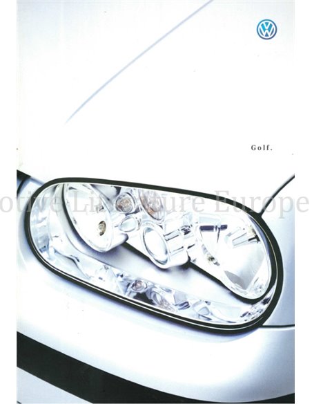 2000 VOLKSWAGEN GOLF BROCHURE DUTCH