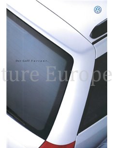 2000 VOLKSWAGEN GOLF BROCHURE GERMAN