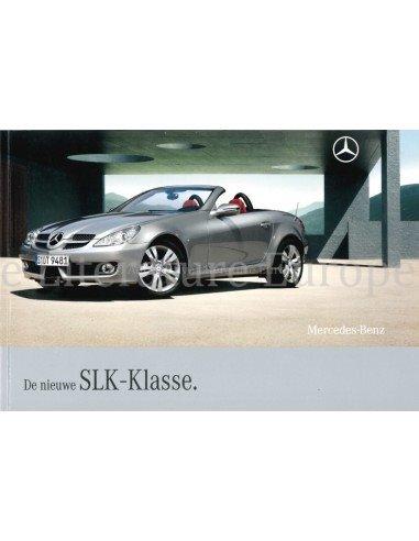2008 MERCEDES BENZ SLK BROCHURE NEDERLANDS