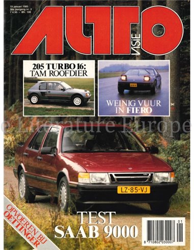 1985 AUTOVISIE MAGAZIN 02 NIEDERLÄNDISCH