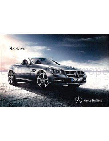 2012 MERCEDES BENZ SLK PROSPEKT DEUTSCH