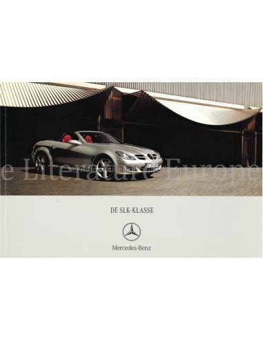 2006 MERCEDES BENZ SLK BROCHURE NEDERLANDS