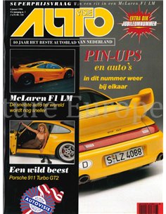 1996 AUTOVISIE MAGAZINE 01 NEDERLANDS
