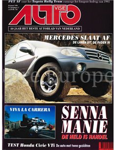 1996 AUTOVISIE MAGAZINE 02 NEDERLANDS