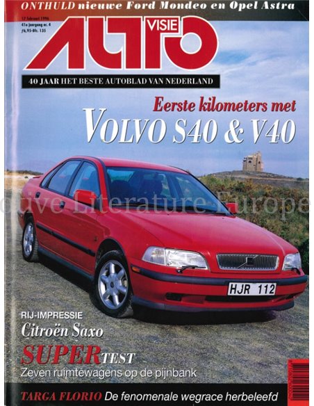 1996 AUTOVISIE MAGAZIN 04 NIEDERLÄNDISCH