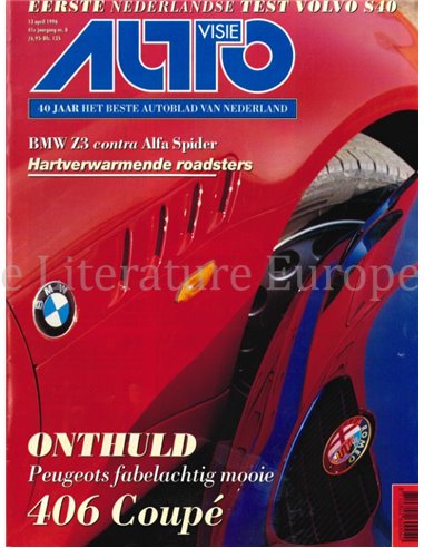 1996 AUTOVISIE MAGAZINE 08 NEDERLANDS
