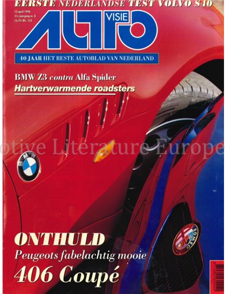 1996 AUTOVISIE MAGAZINE 08 NEDERLANDS