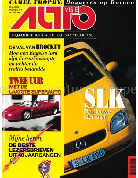 1996 AUTOVISIE MAGAZINE 09 NEDERLANDS