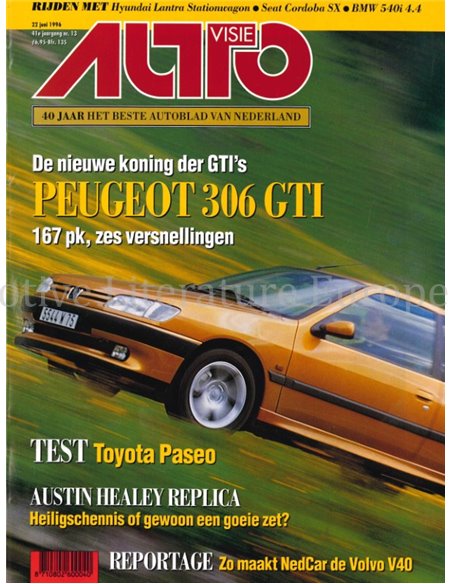 1996 AUTOVISIE MAGAZINE 13 NEDERLANDS