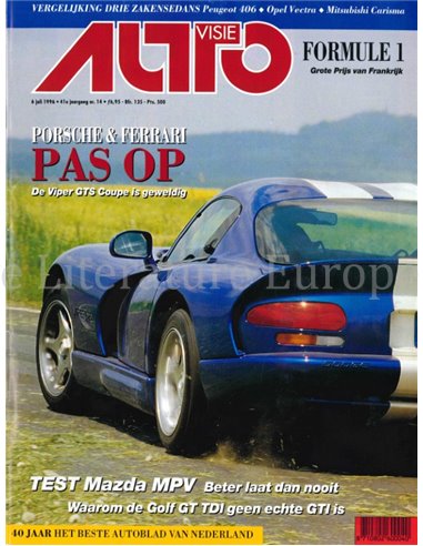 1996 AUTOVISIE MAGAZINE 14 NEDERLANDS