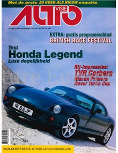 1996 AUTOVISIE MAGAZIN 18 NIEDERLÄNDISCH