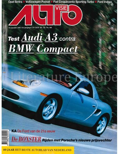 1996 AUTOVISIE MAGAZINE 19 NEDERLANDS