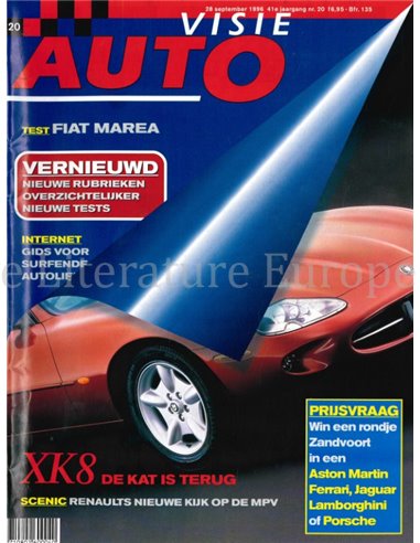 1996 AUTOVISIE MAGAZIN 20 NIEDERLÄNDISCH