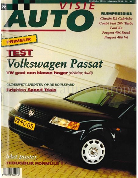 1996 AUTOVISIE MAGAZIN 22 NIEDERLÄNDISCH