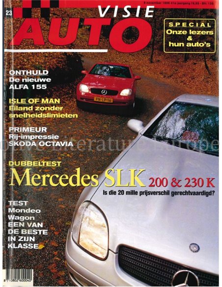 1996 AUTOVISIE MAGAZINE 23 NEDERLANDS