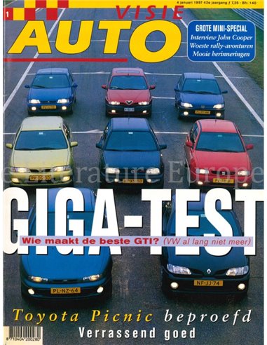 1997 AUTOVISIE MAGAZINE 01 NEDERLANDS