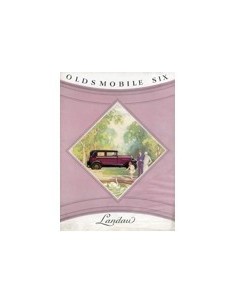 1928 OLDSMOBILE SIX LANDAU BROCHURE ENGELS