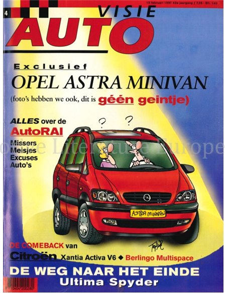 1997 AUTOVISIE MAGAZINE 04 DUTCH