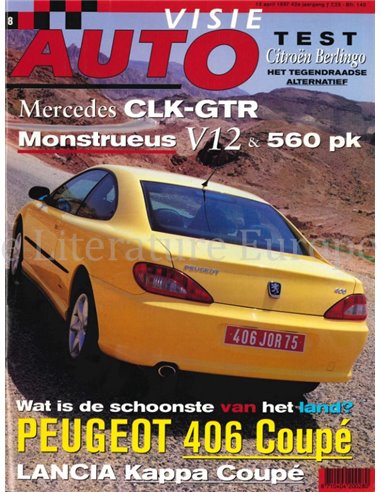 1997 AUTOVISIE MAGAZINE 08 NEDERLANDS