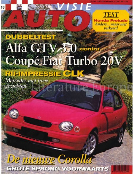 1997 AUTOVISIE MAGAZINE 10 NEDERLANDS
